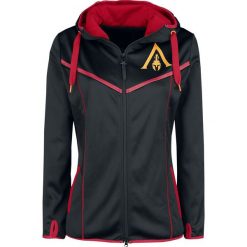 Assassin's Creed Odyssey - Technical Dark Bluza z kapturem rozpinana damska czarny/czerwony. Czarne bluzy rozpinane damskie marki Assassin's Creed, s, z nadrukiem, z materiału, z kapturem. Za 244,90 zł.