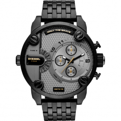 Zegarek DIESEL - Little Daddy DZ7410 Black/Black. Czarne zegarki męskie Diesel. W wyprzedaży za 799,00 zł.