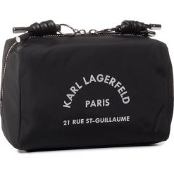 Kosmetyczka KARL LAGERFELD - 201W3220 Black 999. Czarne kosmetyczki męskie KARL LAGERFELD, bez wzorów, z tkaniny. Za 399,00 zł.