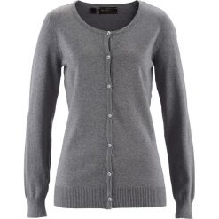 Sweter rozpinany bonprix szary melanż. Szare swetry rozpinane damskie bonprix. Za 69,99 zł.