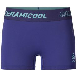 Majtki damskie: Odlo Bokserki damskie Ceramicool Panty fioletowe r. S