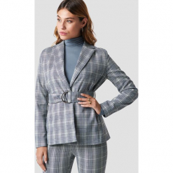 NA-KD Classic Marynarka z paskiem - Grey. Szare marynarki damskie NA-KD Classic, w paski. Za 161,95 zł.