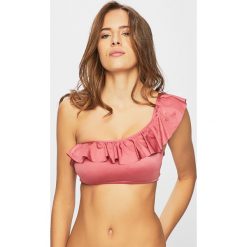 Seafolly - Biustonosz kąpielowy. Różowe stroje kąpielowe damskie marki Seafolly, bez wzorów, z elastanu. Za 289,90 zł.