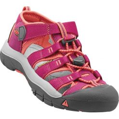 Keen Sandały Dziecięce Newport h2 Very Berry / Fusion Coral Junior (Rozmiar 35). Różowe sandały dziewczęce marki Keen, z paskami. W wyprzedaży za 197,00 zł.