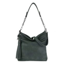 Emily & Noah torebka damska crossbody Selina 61740 ciemna zieleń. Żółte torebki klasyczne damskie Emily & Noah, bez wzorów, bez dodatków. Za 189,00 zł.