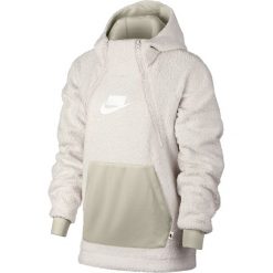 Nike Wmns NSW NSP Hoodie PO Sherpa (AJ7284-031). Szare bluzy damskie Nike, bez wzorów, z poliesteru, bez rękawów, bez kaptura. Za 359,99 zł.