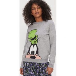 Bluza z nadrukiem Goofy - Jasny szary. Szare bluzy damskie House, s, z nadrukiem, bez rękawów, bez kaptura. Za 79,99 zł.