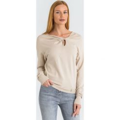 SWETER PATRIZIA PEPE. Brązowe swetry damskie Patrizia Pepe, s, bez wzorów, biznesowe, bez rękawów, bez kaptura. Za 789,00 zł.