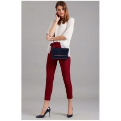 KOPERTÓWKA TOREBKA WIZYTOWA WIECZOROWA ROVICKY. Niebieskie kopertówki damskie ROVICKY, na co dzień, w paski, ze skóry ekologicznej, eleganckie, na ramię, małe, bez dodatków. Za 69,90 zł.