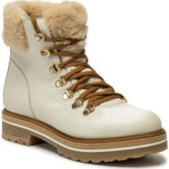 Trapery Eva Minge EM-28-06-000144. Czarne buty trekkingowe damskie Eva Minge, bez obcasa, bez zapięcia. W wyprzedaży za 399,00 zł.