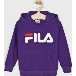 Fila - Bluza dziecięca 92 - 76 cm. Czarne bluzy dziewczęce Fila, z nadrukiem, z bawełny, bez rękawów, z kapturem. W wyprzedaży za 199,90 zł.