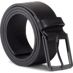 Pasek Męski CALVIN KLEIN - 40Mm Essential Belt K50K505448 BAX. Czarne paski męskie Calvin Klein, w paski, ze skóry. Za 199,00 zł.