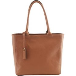 Torebki klasyczne damskie: Skórzana torebka w kolorze brązowym – (S)40 x (W)30 x (G)13 cm