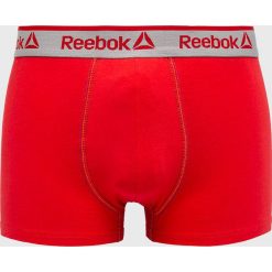 Reebok - Bokserki (2-pack). Czerwone bokserki męskie Reebok, bez wzorów, z elastanu. Za 89,90 zł.
