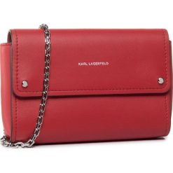 Torebka KARL LAGERFELD - 201W3246 Klassik Red. Czerwone torebki klasyczne damskie KARL LAGERFELD, bez wzorów, ze skóry, eleganckie, bez dodatków. W wyprzedaży za 739,00 zł.