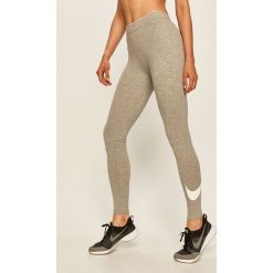 Nike - Legginsy. Szare spodnie damskie Nike, s, bez wzorów, z elastanu. W wyprzedaży za 119,90 zł.