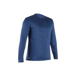 Koszulka UV długi rękaw WATER T SHIRT męska. Niebieskie buty sportowe męskie OLAIAN, z poliesteru, bez zapięcia, na fitness i siłownię. Za 34,99 zł.