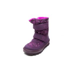 Superfit Girls Kozaki zimowe Flavia eggplant kombi (średnie) - fioletowy - Gr.Moda (2 - 6 lat). Fioletowe buciki niemowlęce marki Superfit, na zimę, z tkaniny. Za 209,00 zł.