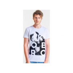 T-shirty męskie: KOBRO ARTIST – t-shirt męski biały