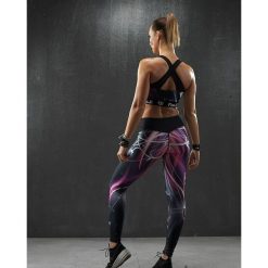 Legginsy GLAM. Legginsy sportowe damskie FJ!, m, bez wzorów, z elastanu, do biegania. Za 189,00 zł.