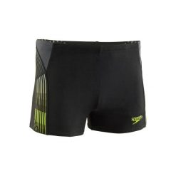 Bokserki wzorzyste. Czarne kąpielówki męskie marki Speedo. Za 129,99 zł.
