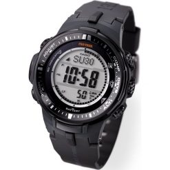 Zegarek Casio PRW-3000-1ER ProTrek męski czarny. Czarne zegarki męskie marki CASIO. Za 1355,80 zł.