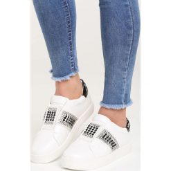 Białe Buty Sportowe Call My Name. Białe buty sportowe damskie marki Born2be, z materiału. Za 79,99 zł.