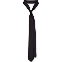 Krawat Czarny. Czarne krawaty męskie LANCERTO, z tkaniny, eleganckie. Za 79,90 zł.