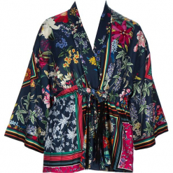 Kimono w kolorze granatowym ze wzorem. Niebieskie kardigany damskie 101 idées, m. W wyprzedaży za 136,95 zł.