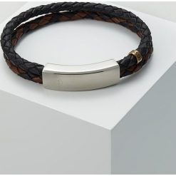 Bransoletki męskie: Fossil VINTAGE CASUAL Bransoletka schwarz/braun/silberfarben