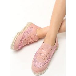 Espadryle damskie: Różowe Espadryle Helsy