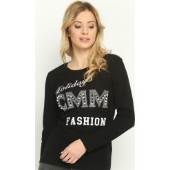 Bluzki asymetryczne: Czarna Bluzka Fashion Holidays