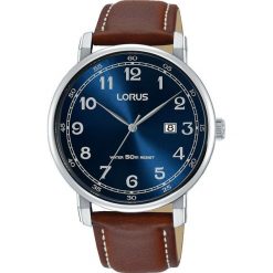Zegarek Lorus Męski RH929JX9 Klasyczny brązowy. Brązowe zegarki męskie Lorus. Za 251,99 zł.
