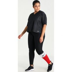 Nike Performance Tshirt basic black/white. Czarne topy sportowe damskie Nike Performance, z lyocellu. Za 139,00 zł.