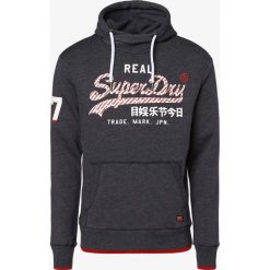 Superdry - Męska bluza nierozpinana, niebieski. Niebieskie bluzy męskie Superdry, s, z nadrukiem, prążkowane, sportowe, bez kołnierzyka, bez rękawów, bez kaptura. Za 279,95 zł.