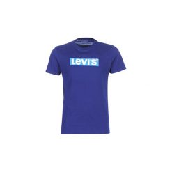 T-shirty z krótkim rękawem Levis GRAPHIC SET-IN NECK 2. Niebieskie t-shirty męskie Levi's®, s, bez wzorów, bez kołnierzyka, krótkie. Za 79,00 zł.