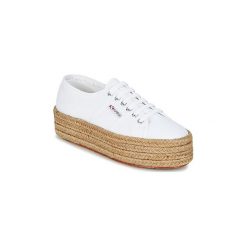 Buty Superga 2790 COTROPE W. Białe trampki i tenisówki damskie Superga, bez wzorów, bez zapięcia. Za 389,00 zł.