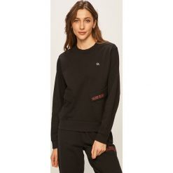 Calvin Klein Performance - Bluza. Czarne bluzy damskie Calvin Klein Performance, s, bez wzorów, z bawełny, bez rękawów, bez kaptura. Za 359,90 zł.