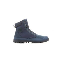 Buty Palladium Pampa Sport Cuff 73234-477. Niebieskie buty sportowe męskie Palladium, bez zapięcia. W wyprzedaży za 407,62 zł.