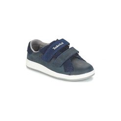 Buty Dziecko Timberland COURT SIDE H L OX. Niebieskie trampki dziewczęce Timberland, bez wzorów, bez zapięcia. Za 391,20 zł.