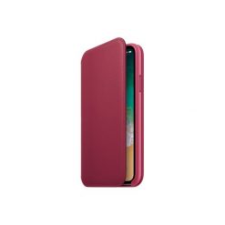 Etui APPLE Leather Folio do iPhone X Różowy. Różowe zegarki męskie APPLE. Za 369,00 zł.