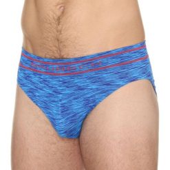 Slipy męskie: Brubeck Slipy męskie FUSION niebieskie r. XXL (BE10090)