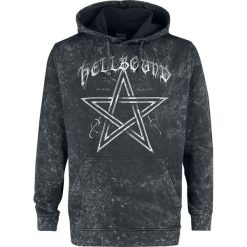 Alchemy England HellBound Bluza z kapturem odcienie ciemnoszarego. Szare bluzy męskie rozpinane marki Alchemy England, s, z nadrukiem, z kapturem. Za 121,90 zł.