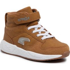 Sneakersy PRIMIGI - 4457122 Gial. Pomarańczowe trampki chłopięce Primigi, bez wzorów, ze skóry ekologicznej, bez zapięcia. W wyprzedaży za 159,00 zł.