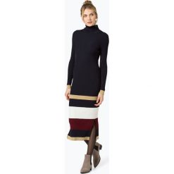Tommy Hilfiger - Sukienka damska – Tommy Icons Stripe Dress, niebieski. Niebieskie sukienki damskie TOMMY HILFIGER, l, bez wzorów, z dzianiny, eleganckie, z golfem, bez rękawów. Za 549,95 zł.