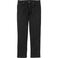 Spodnie ze stretchem Classic Fit Straight bonprix czarny. Czarne spodnie męskie bonprix, m. Za 99,99 zł.