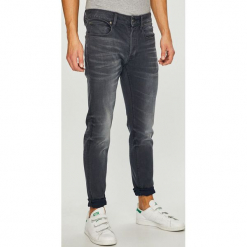 G-Star Raw - Jeansy. Czarne jeansy męskie slim marki G-Star RAW, l, z materiału, retro. Za 469,90 zł.