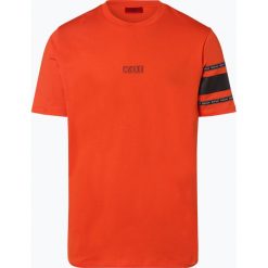 HUGO - T-shirt męski – Durned-U6, pomarańczowy. Pomarańczowe t-shirty męskie HUGO, xl, bez wzorów, bez kołnierzyka. Za 249,95 zł.