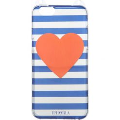 Torebki klasyczne damskie: Iphoria STRIPY HEART for iPhone 6/6s Etui na telefon red/black/white