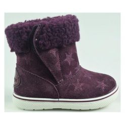Primigi Buty Zimowe Dziewczęce 19, Fioletowy. Fioletowe buty dziewczęce zimowe Primigi, bez zapięcia. W wyprzedaży za 159,00 zł.